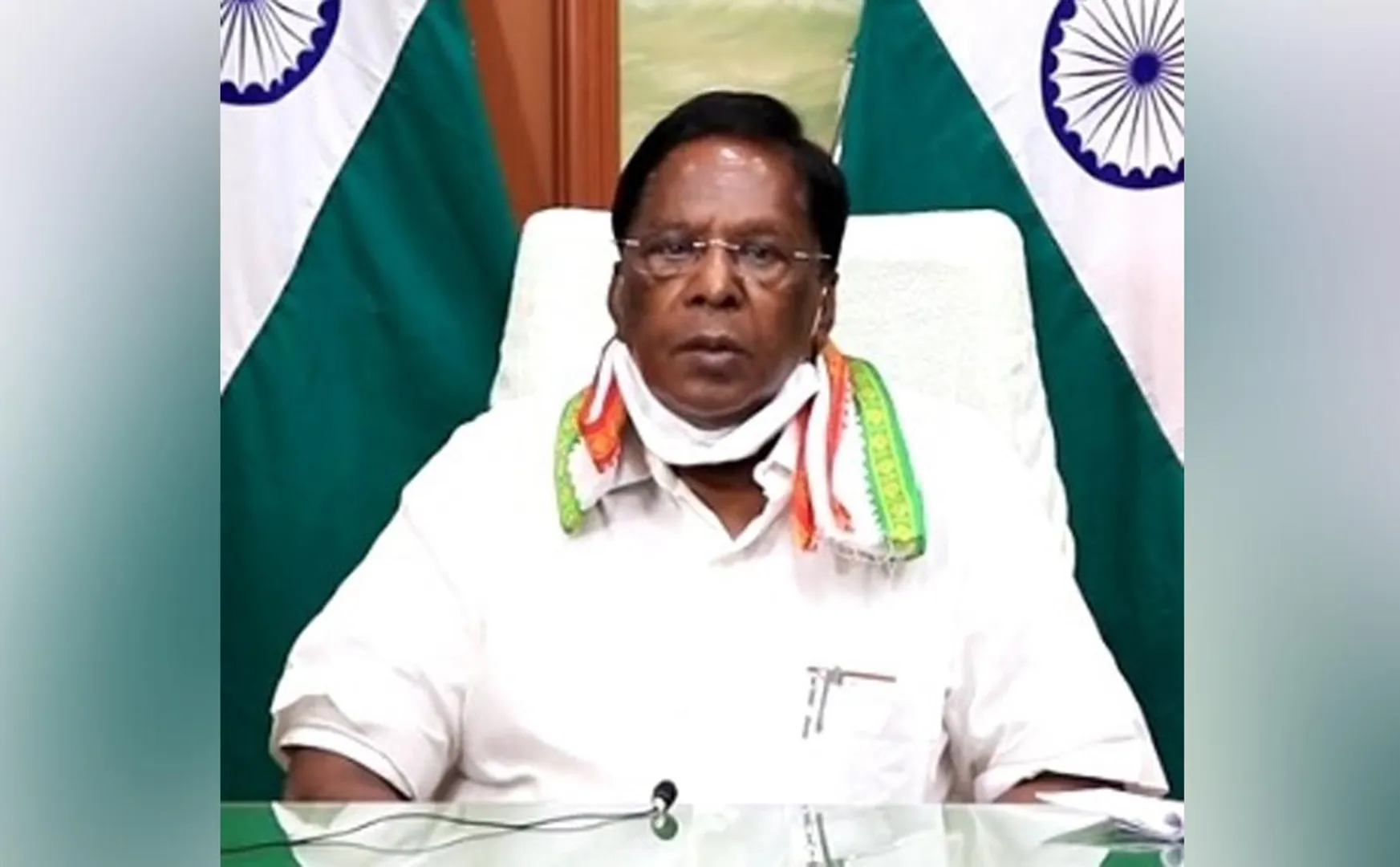 PUDUCHERRY CM NARAYANASAMY CABINET MEETING CORONAVIRUS 